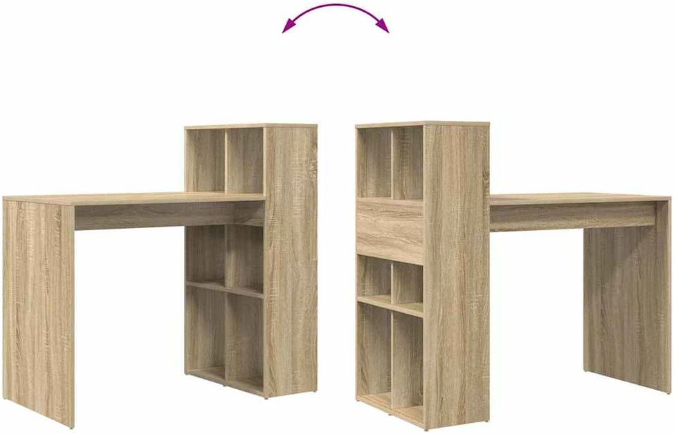 Stalas Sonoma ąžuolas Apdirbta mediena 108 x 55 x 103.5 cm