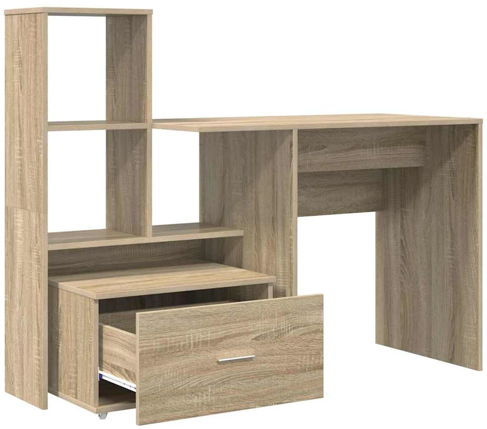 Stalas Sonoma ąžuolas Apdirbta mediena 131,5 x 50 x 106,5 cm