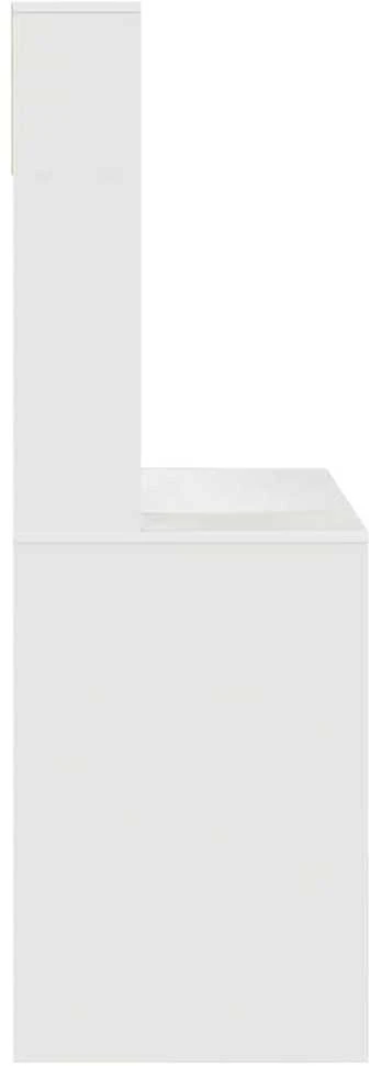 Stalas Balta 91 x 50 x 149 cm Apdirbta mediena