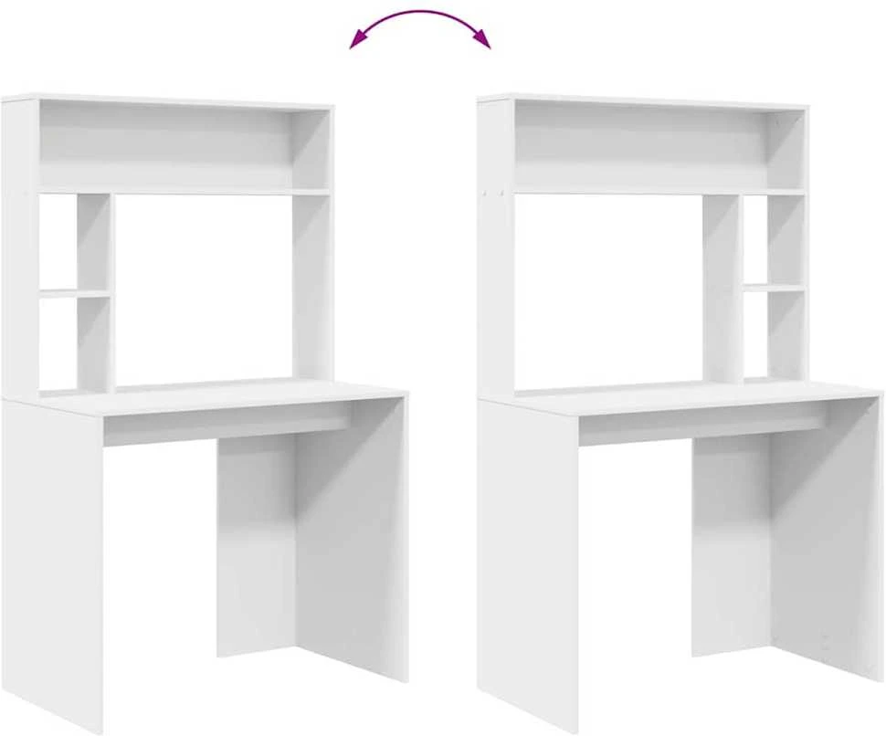 Stalas Balta 91 x 50 x 149 cm Apdirbta mediena