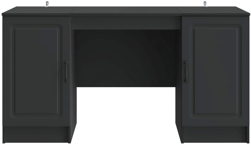 Stalas Juoda 142,5 x 50 x 75 cm Apdirbta mediena