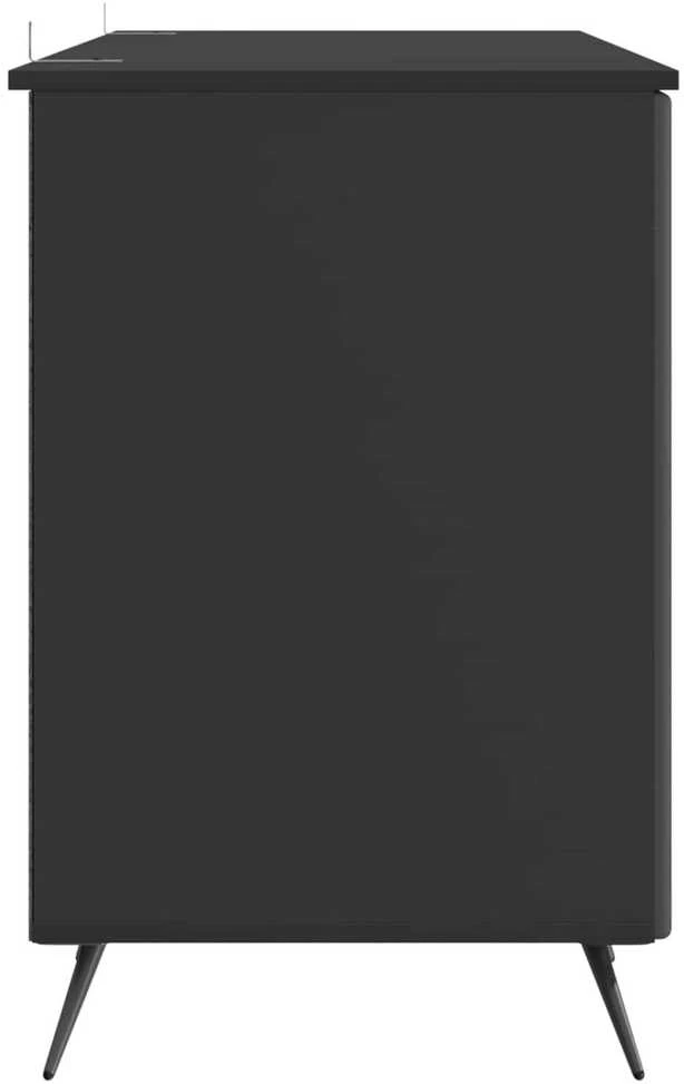 Stalas Juoda 142,5 x 50 x 75 cm Apdirbta mediena