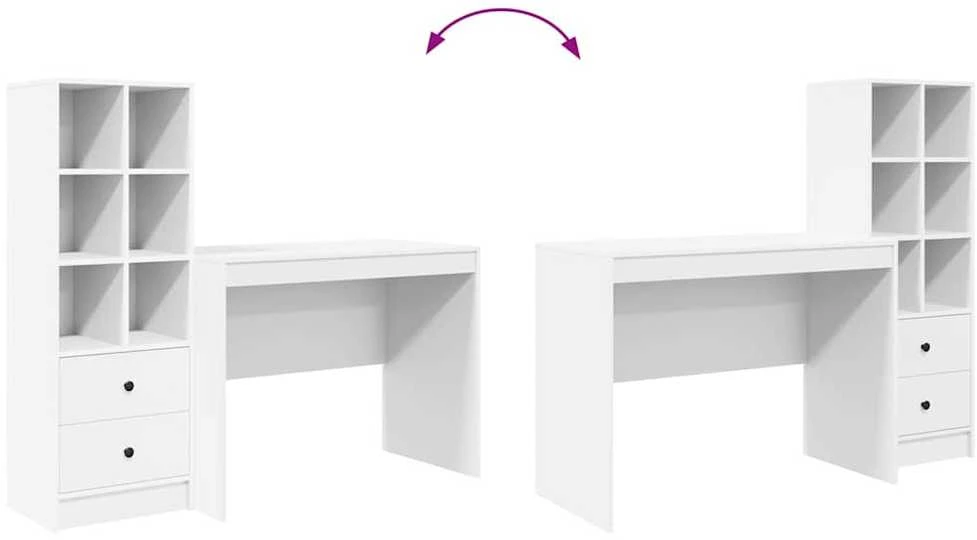 Stalas Balta 145.5 x 50 x 127 cm 2 vnt.