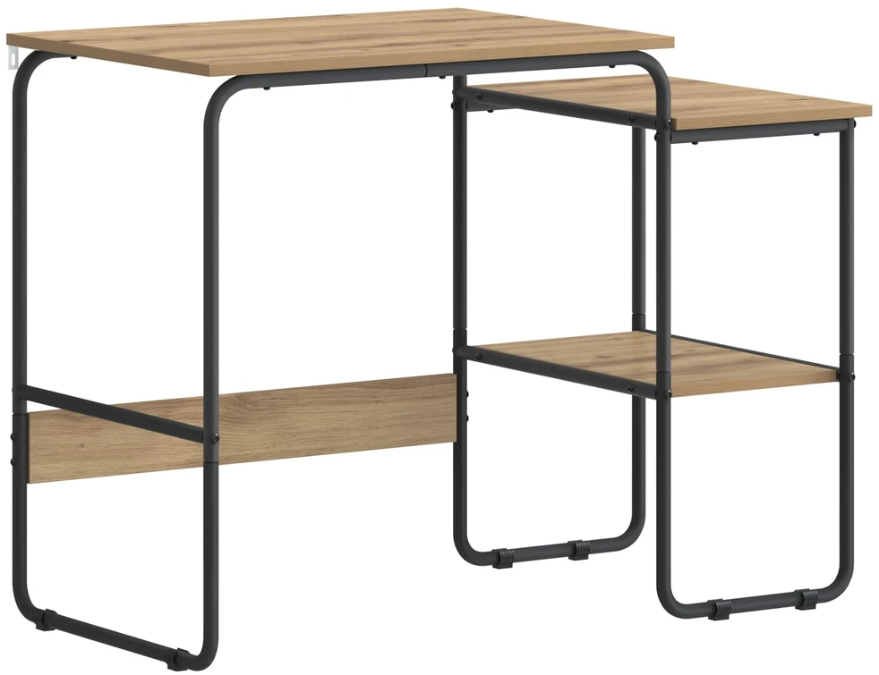 Stalas su saugojimo vieta Artisano ąžuolo 100 x 50 x 75 cm