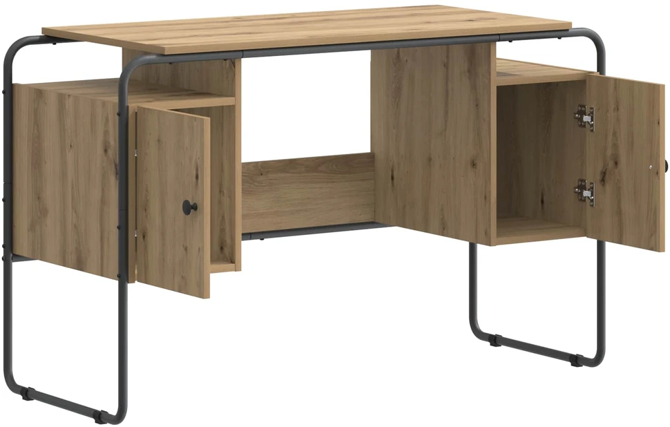 Stalas su saugojimo vieta Artisano ąžuolo 120 x 50.5 x 75.5 cm