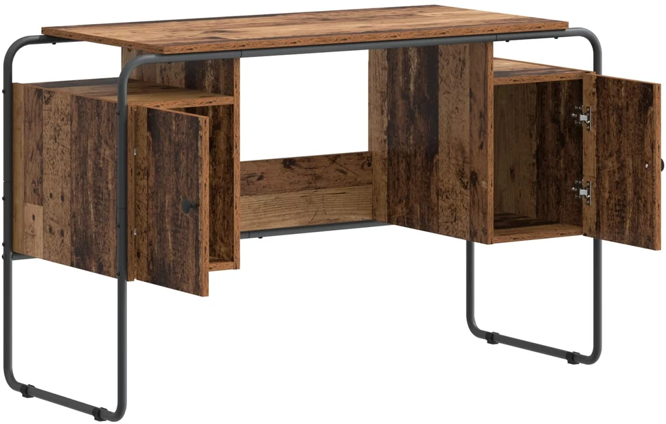 Stalas su saugojimo vieta Ąžuolo mediena 120 x 50.5 x 75.5 cm