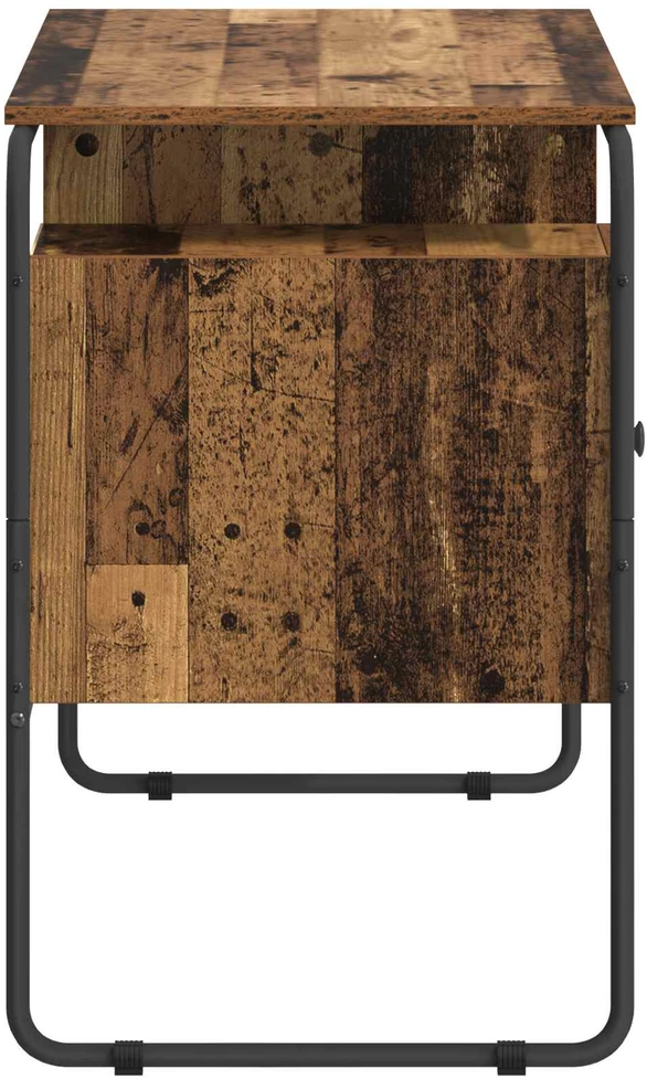 Stalas su saugojimo vieta Ąžuolo mediena 120 x 50.5 x 75.5 cm