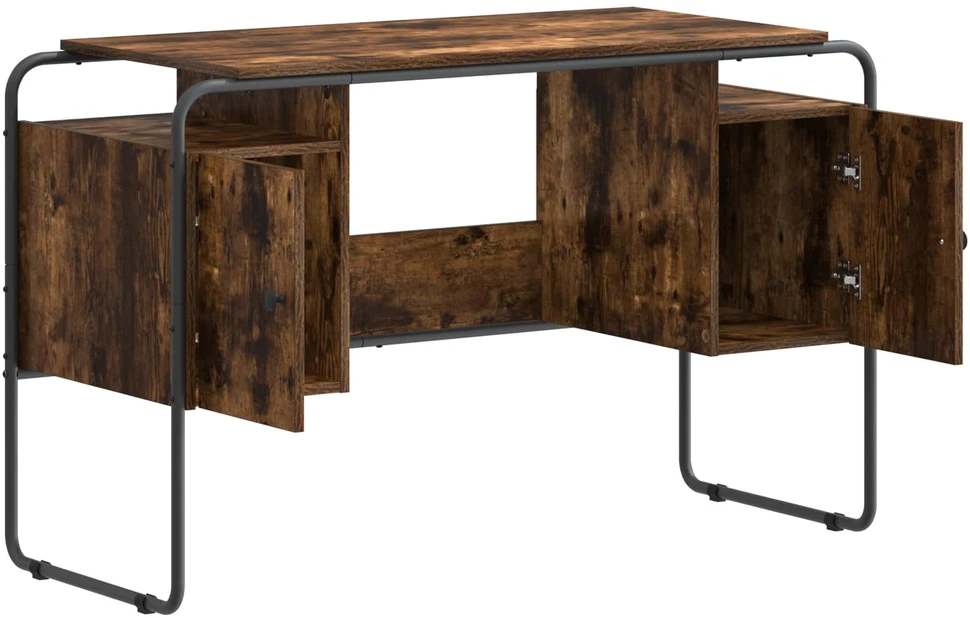 Stalas su saugojimo vieta Dūminio ąžuolo 120 x 50.5 x 75.5 cm
