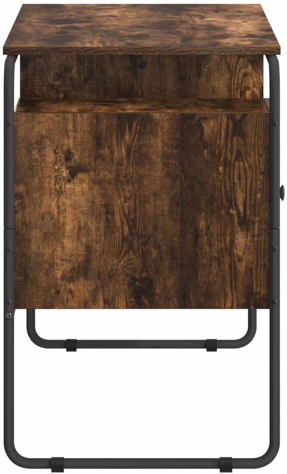 Stalas su saugojimo vieta Dūminio ąžuolo 120 x 50.5 x 75.5 cm