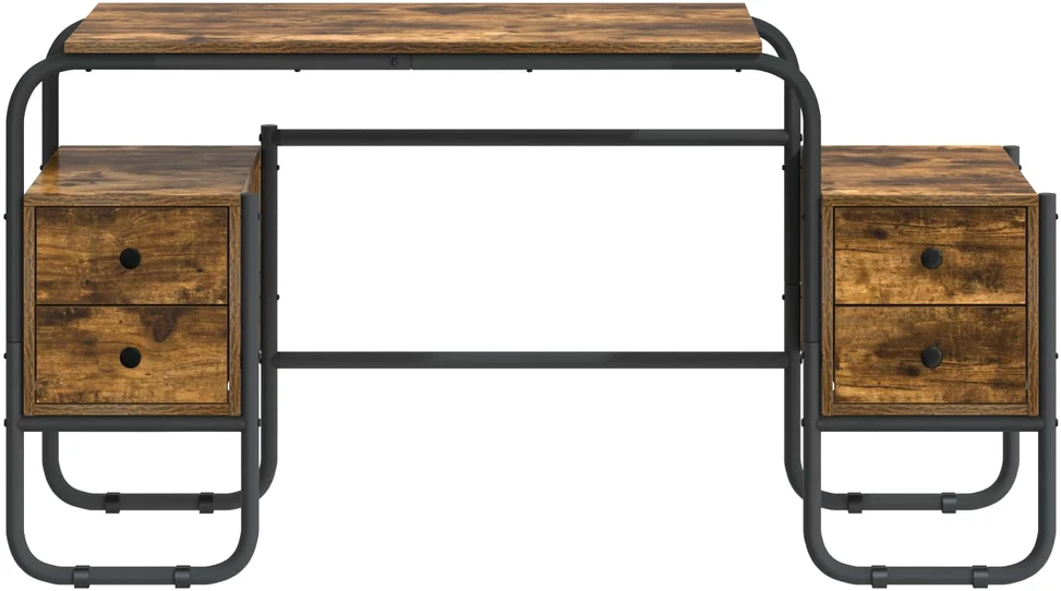 Stalas su saugojimo vieta Dūminio ąžuolo 145 x 50 x 75 cm