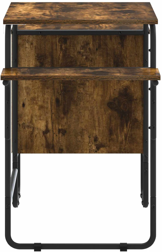 Stalas su saugojimo vieta Dūminio ąžuolo 120 x 50 x 75 cm