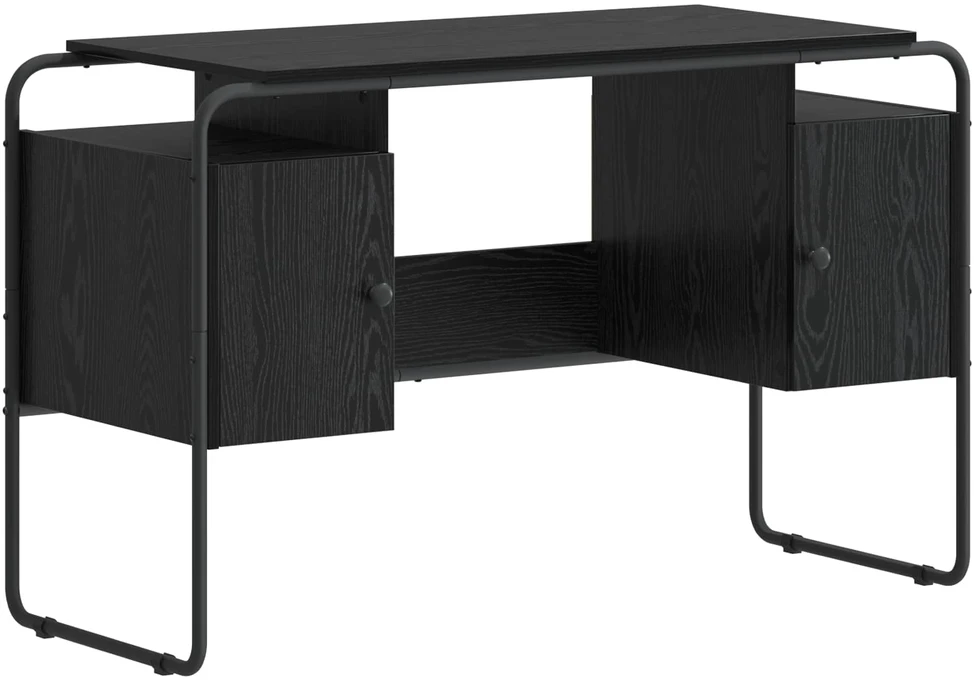 Stalas su saugojimo vieta Juodojo ąžuolo 120 x 50.5 x 75.5 cm