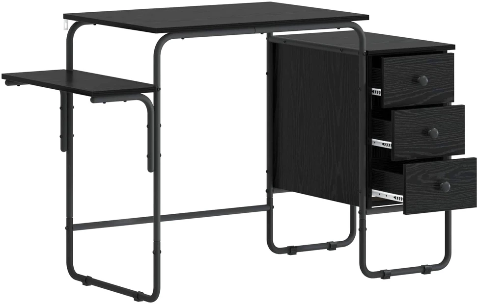 Stalas su saugojimo vieta Juodojo ąžuolo 120 x 50 x 75 cm