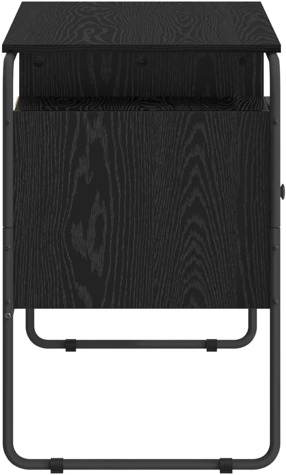 Stalas su saugojimo vieta Juodojo ąžuolo 120 x 50.5 x 75.5 cm