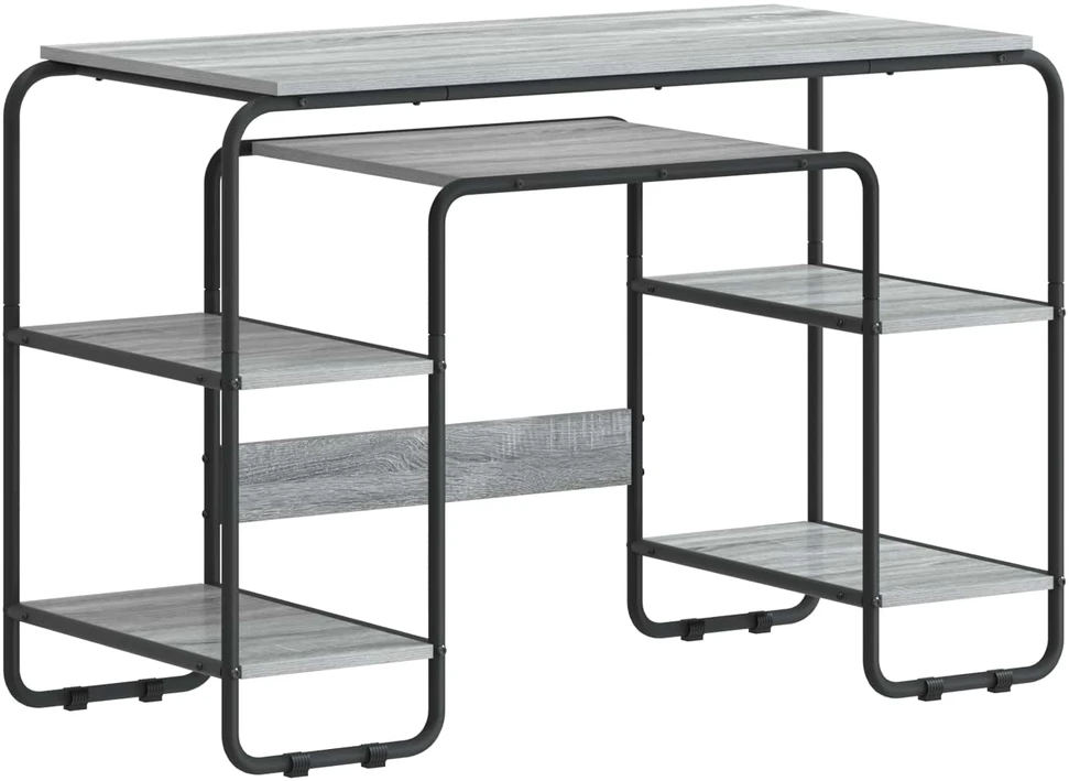 Stalas su saugojimo vieta Pilka Sonoma 113,5 x 52 x 75,5 cm