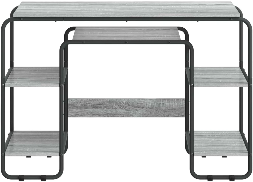 Stalas su saugojimo vieta Pilka Sonoma 113,5 x 52 x 75,5 cm