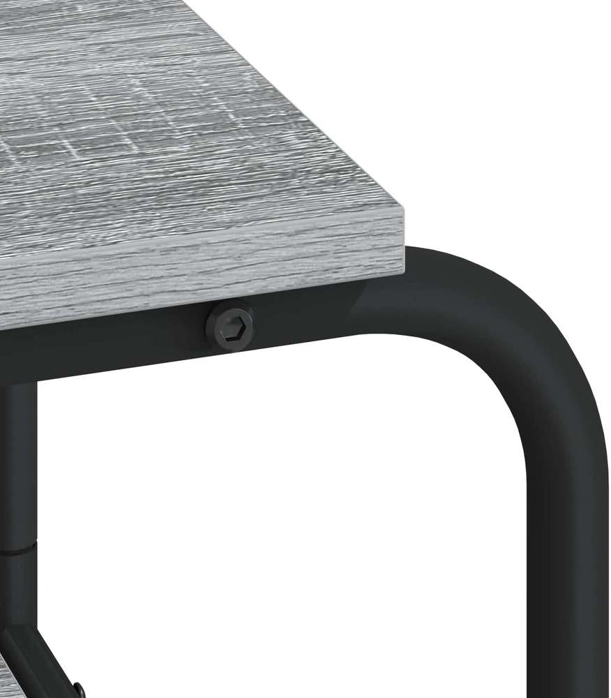 Stalas su saugojimo vieta Pilka Sonoma 113,5 x 52 x 75,5 cm