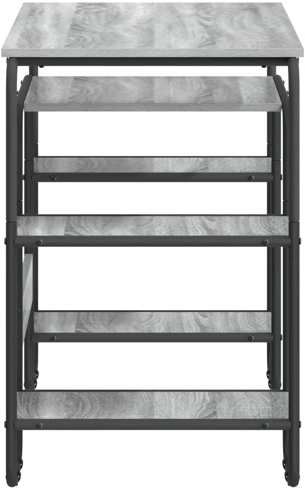 Stalas su saugojimo vieta Pilka Sonoma 113,5 x 52 x 75,5 cm