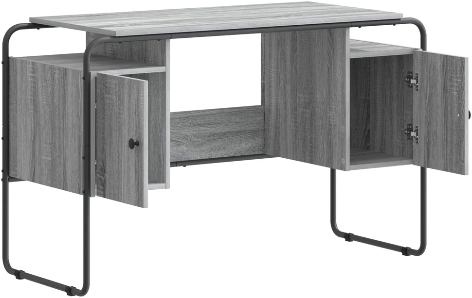 Stalas su saugojimo vieta Pilka Sonoma 120 x 50.5 x 75.5 cm