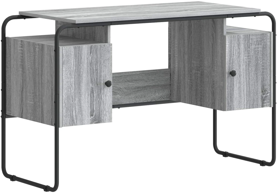 Stalas su saugojimo vieta Pilka Sonoma 120 x 50.5 x 75.5 cm
