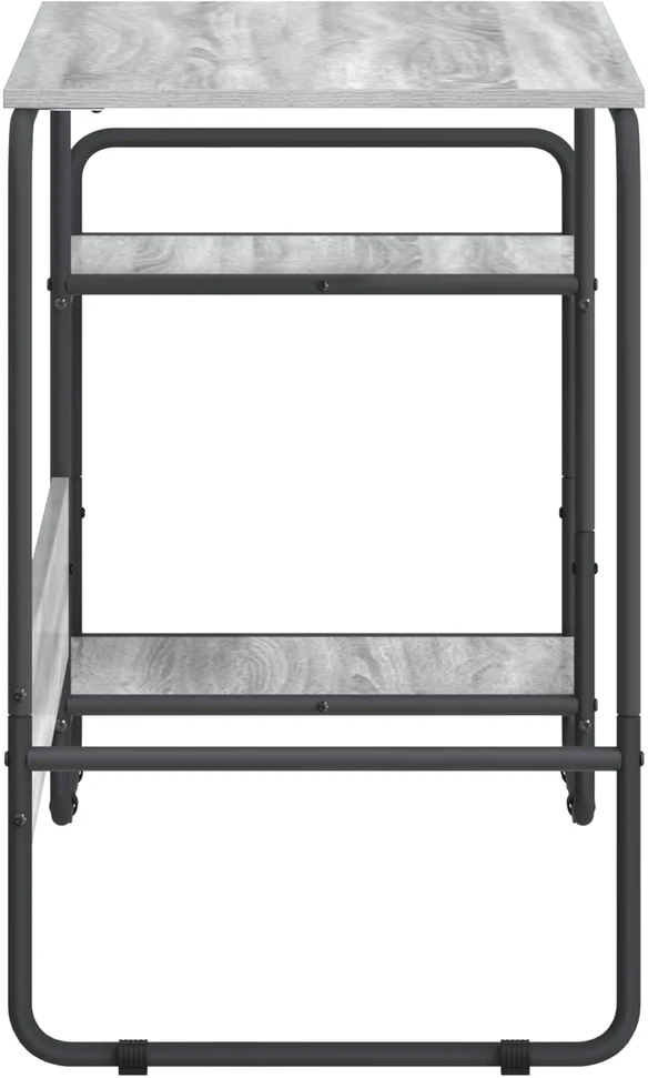 Stalas su saugojimo vieta Pilka Sonoma 131,5 x 50 x 75,5 cm