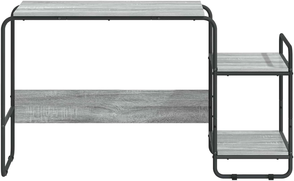 Stalas su saugojimo vieta Pilka Sonoma 131,5 x 50 x 75,5 cm