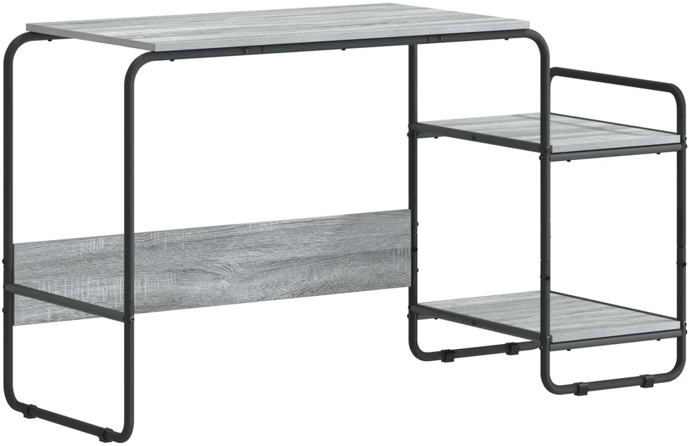 Stalas su saugojimo vieta Pilka Sonoma 131,5 x 50 x 75,5 cm