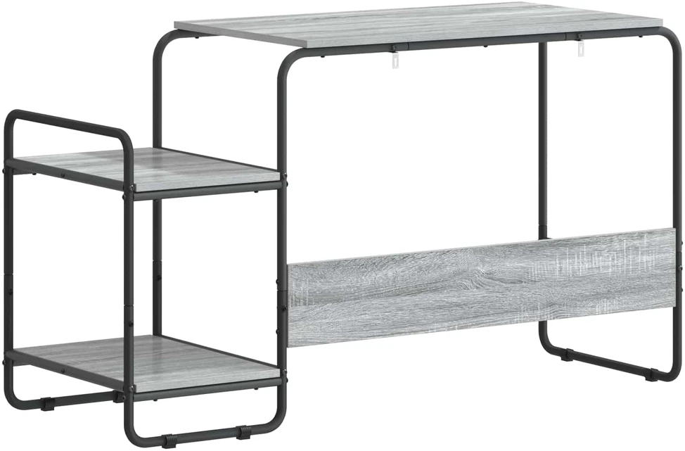 Stalas su saugojimo vieta Pilka Sonoma 131,5 x 50 x 75,5 cm