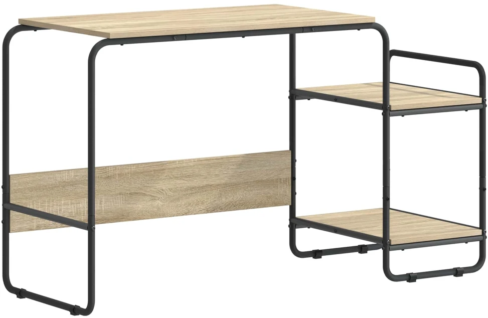 Stalas su saugojimo vieta Sonoma ąžuolas 131,5 x 50 x 75,5 cm