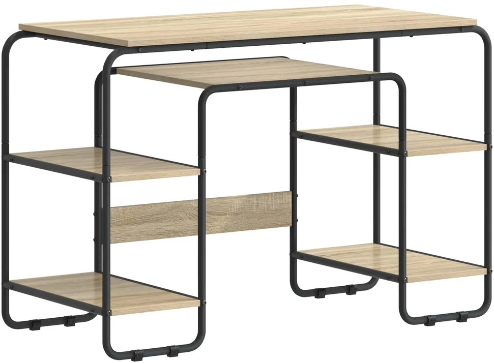 Stalas su saugojimo vieta Sonoma ąžuolas 113,5 x 52 x 75,5 cm