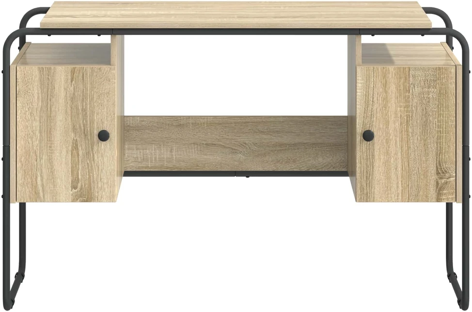 Stalas su saugojimo vieta Sonoma ąžuolas 120 x 50.5 x 75.5 cm