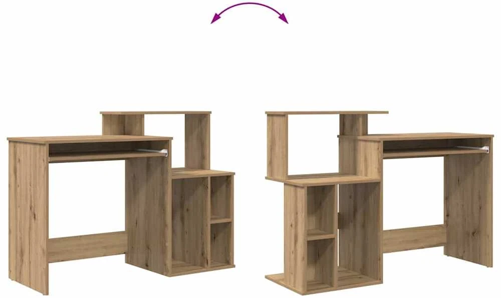 Stalas Amatininkų ąžuolas 120,5 x 44 x 88,5 cm Apdirbta mediena