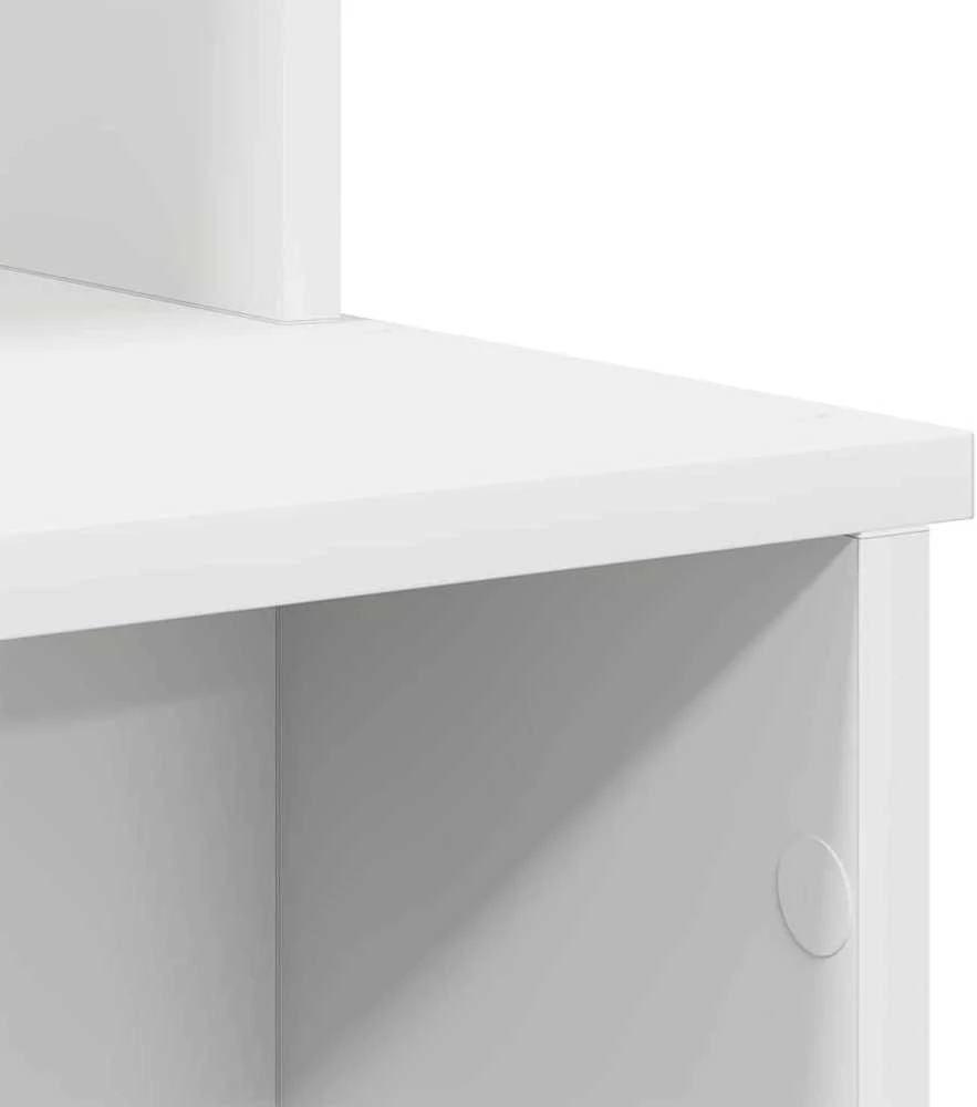 Stalas Balta 120,5 x 44 x 88,5 cm Apdirbta mediena