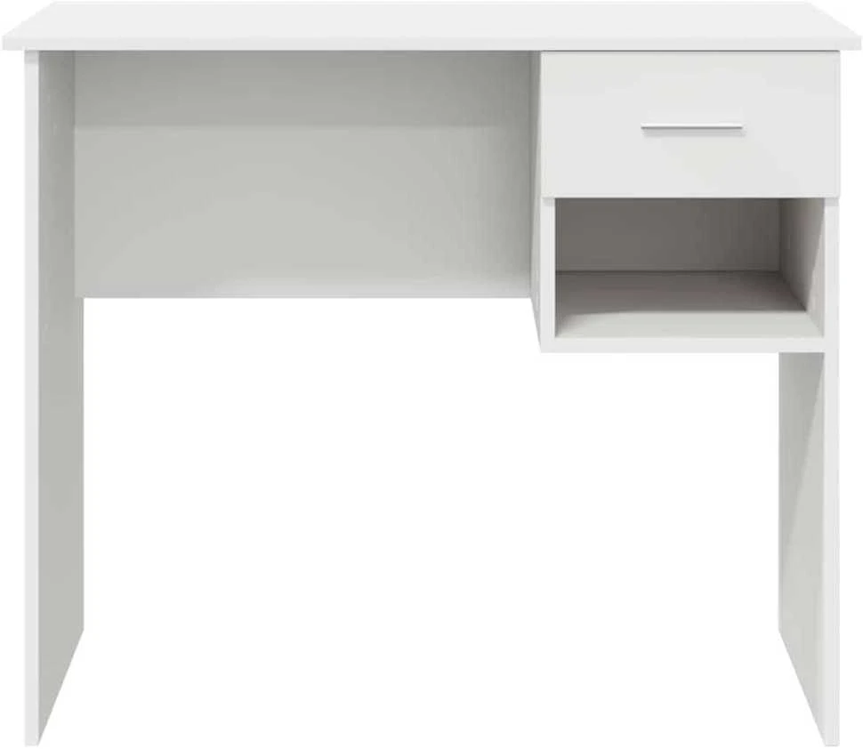 Stalas Balta 90 x 49 x 75 cm Apdirbta mediena