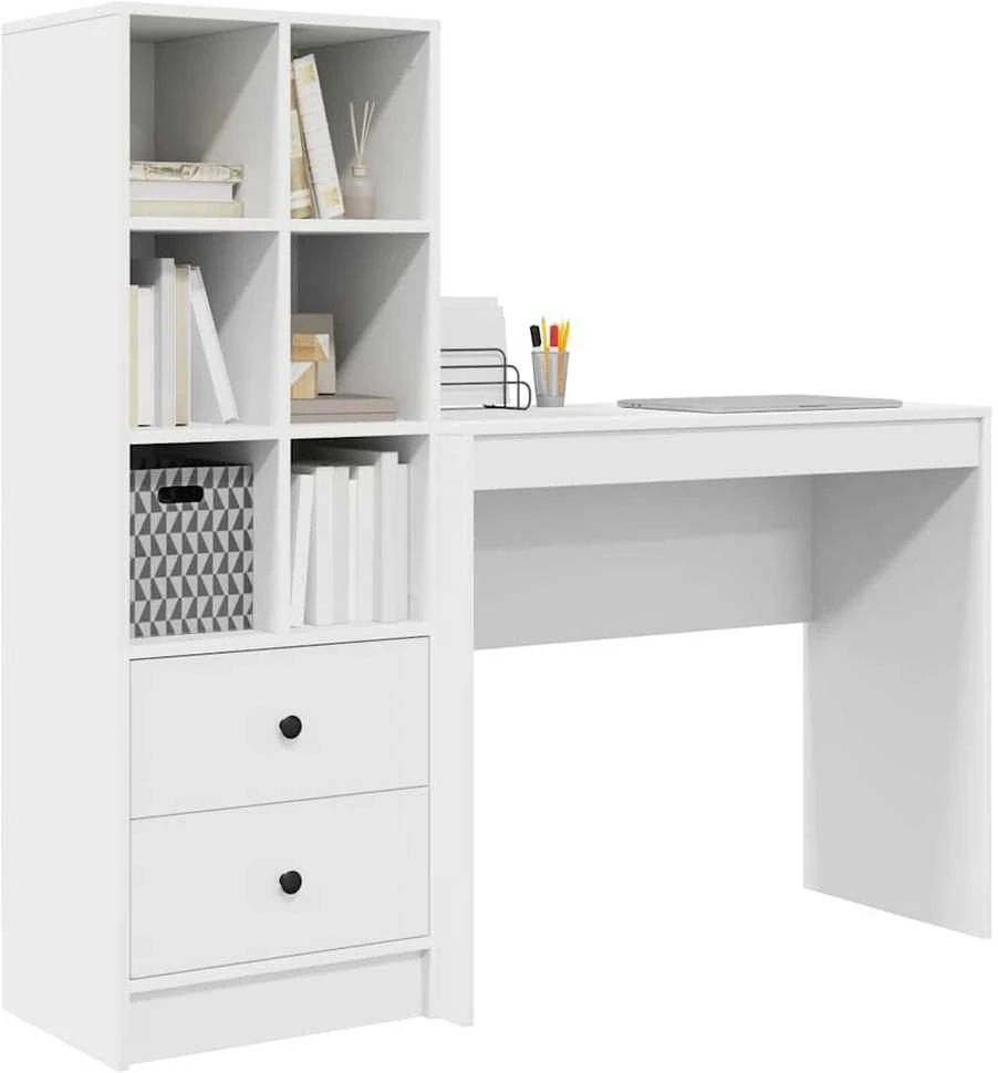 Stalas Balta 135,5 x 40 x 127 cm 2 vnt.