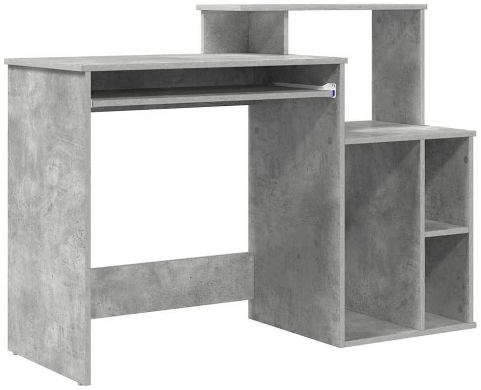 Stalas Betono pilka 120,5 x 44 x 88,5 cm Apdirbta mediena