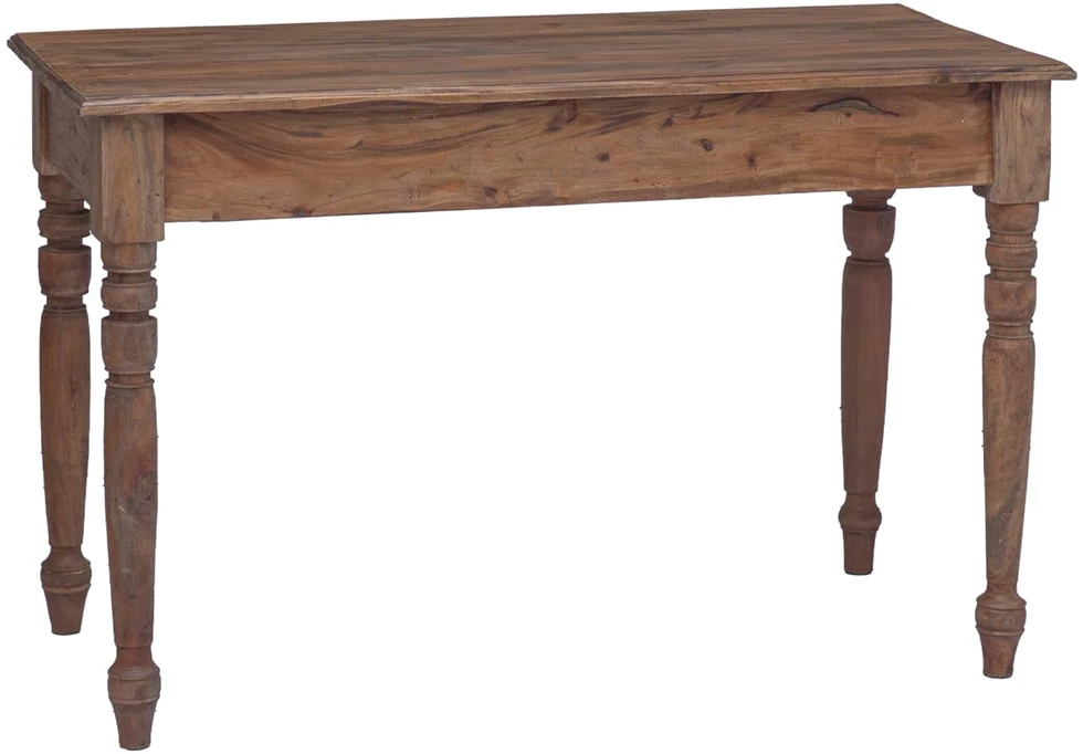 Stalas su stalčiais, 117x57x75cm, raudonmedžio medienos masyvas