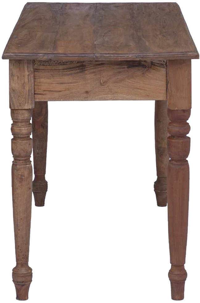 Stalas su stalčiais, 117x57x75cm, raudonmedžio medienos masyvas