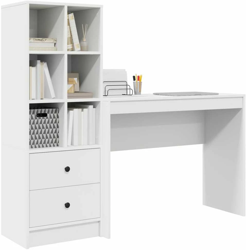Stalas Balta 145,5 x 40 x 127 cm 2 vnt.