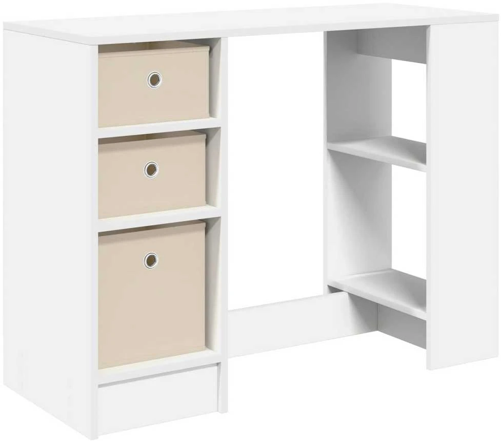 Stalas Balta 100 x 40 x 75 cm Apdirbta mediena