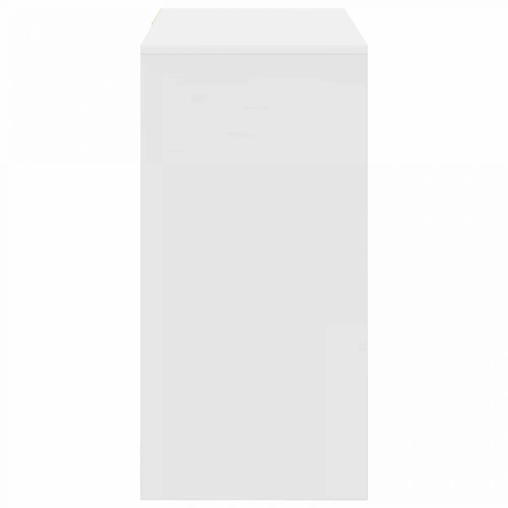 Stalas Balta Apdirbta mediena 90 x 37.5 x 75 cm