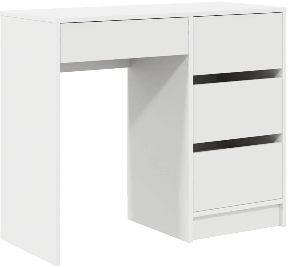 Stalas Balta Apdirbta mediena 90 x 37.5 x 75 cm