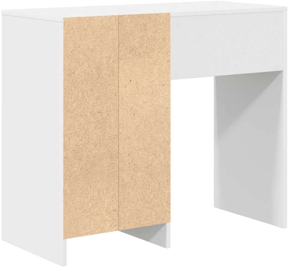 Stalas Balta Apdirbta mediena 90 x 37.5 x 75 cm