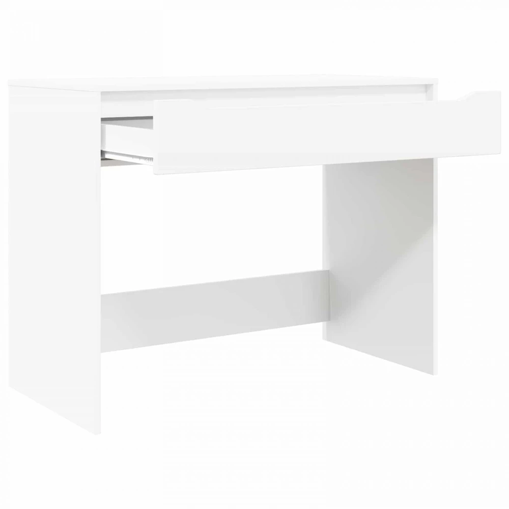 Stalas su stalčių Baltas 100 x 50 x 78 cm Dirbtinė mediena