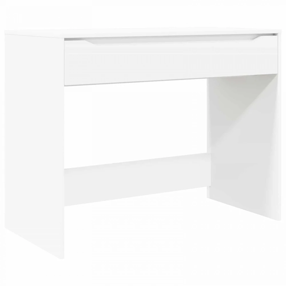 Stalas su stalčių Baltas 100 x 50 x 78 cm Dirbtinė mediena