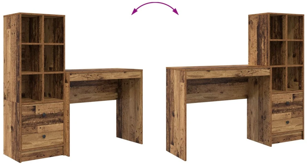 Stalas Senas medis 135,5 x 40 x 127 cm 2 vnt.