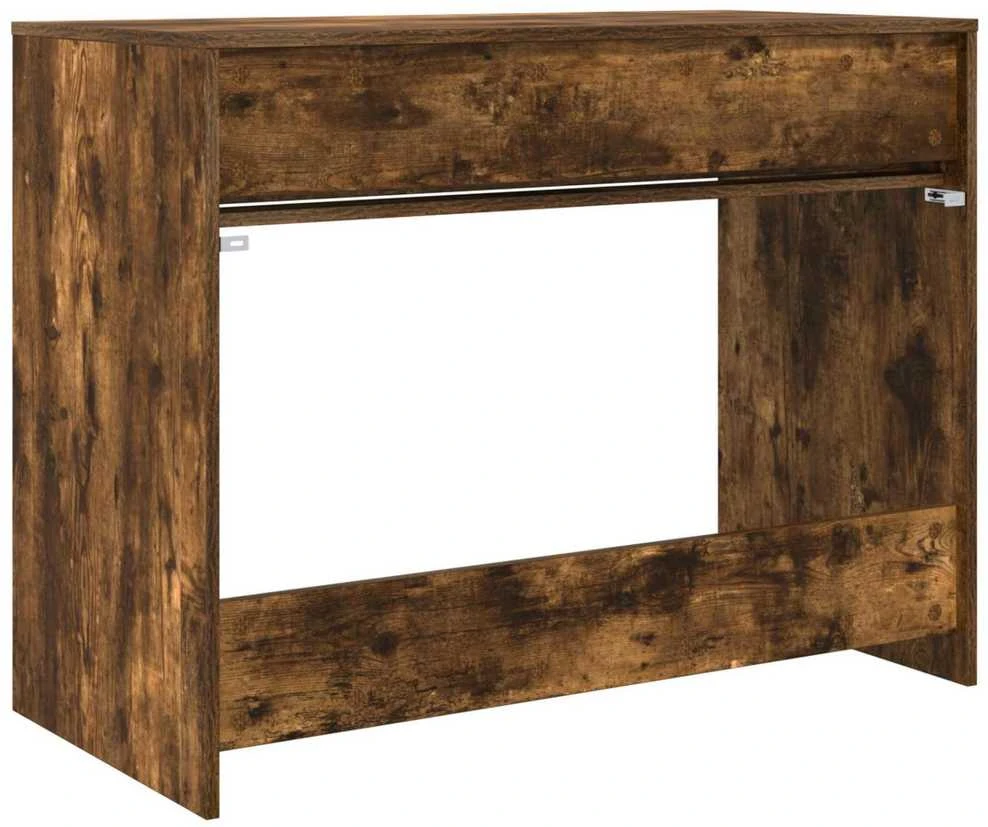 Stalas su stalčiumi su stalčių Rūkytas Ąžuolas 100 x 50 x 78 cm