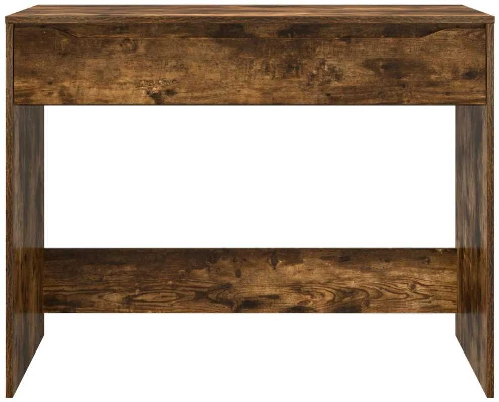 Stalas su stalčiumi su stalčių Rūkytas Ąžuolas 100 x 50 x 78 cm
