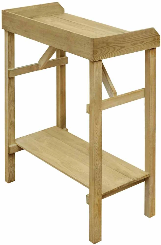 Stalas vazonams, 75x40x90cm, impregnuota pušies mediena