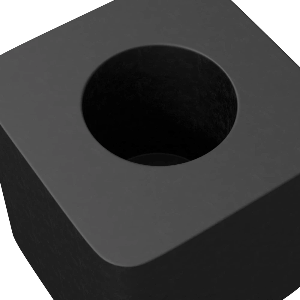 Stalčiaus laikiklis 12 vnt. Juoda 15 x 15 x 15mm PP kopolimeras
